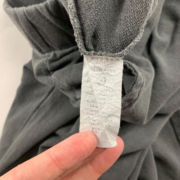 Talentless Washed Gray Jersey Knit High Rise Wide Leg Lounge Pant M - Picture 4 of 6